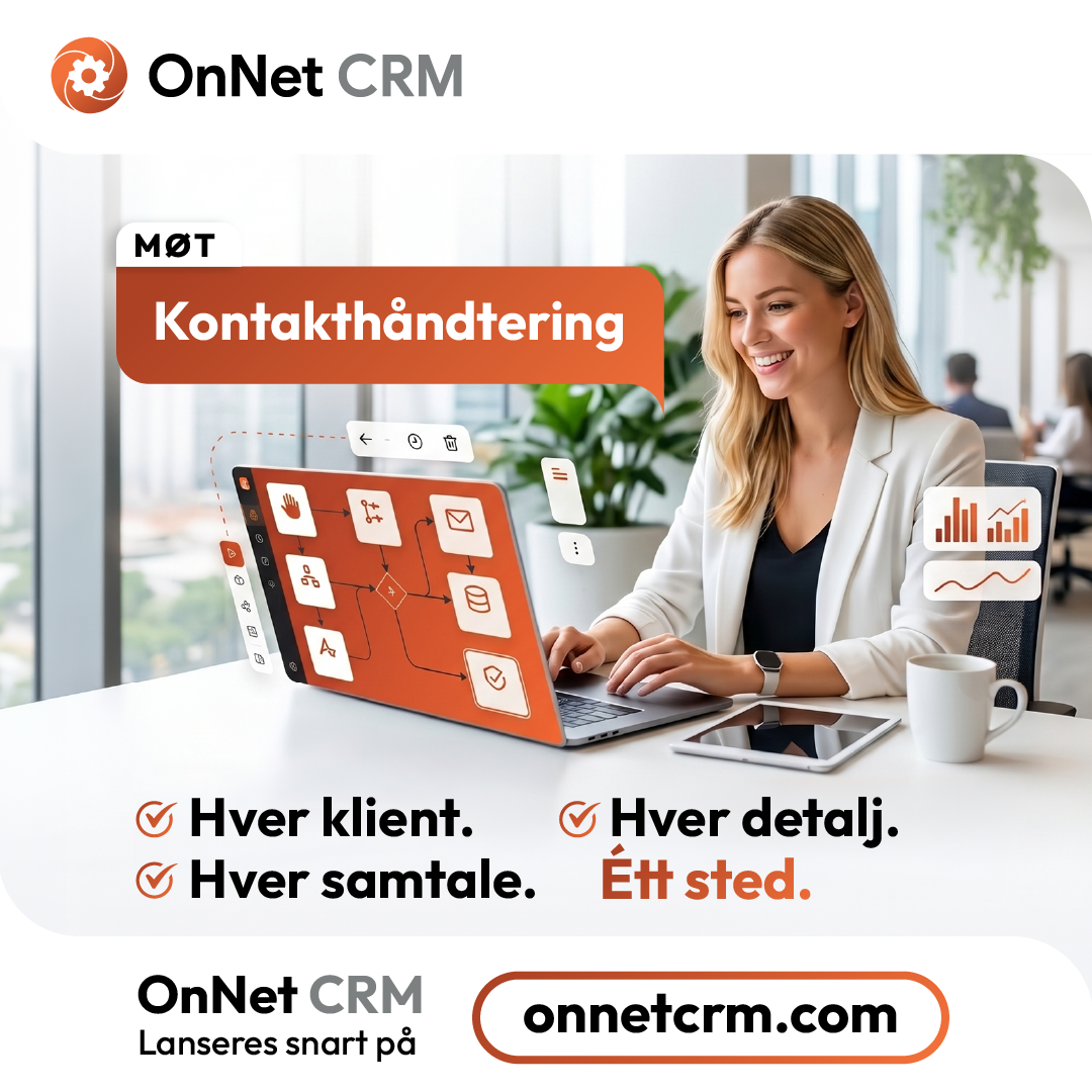 Møt OnNet CRM Contact Management